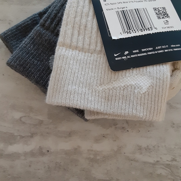 NIKE Everyday Wool Blend Socks ( 2pk ) - Picture 4 of 6